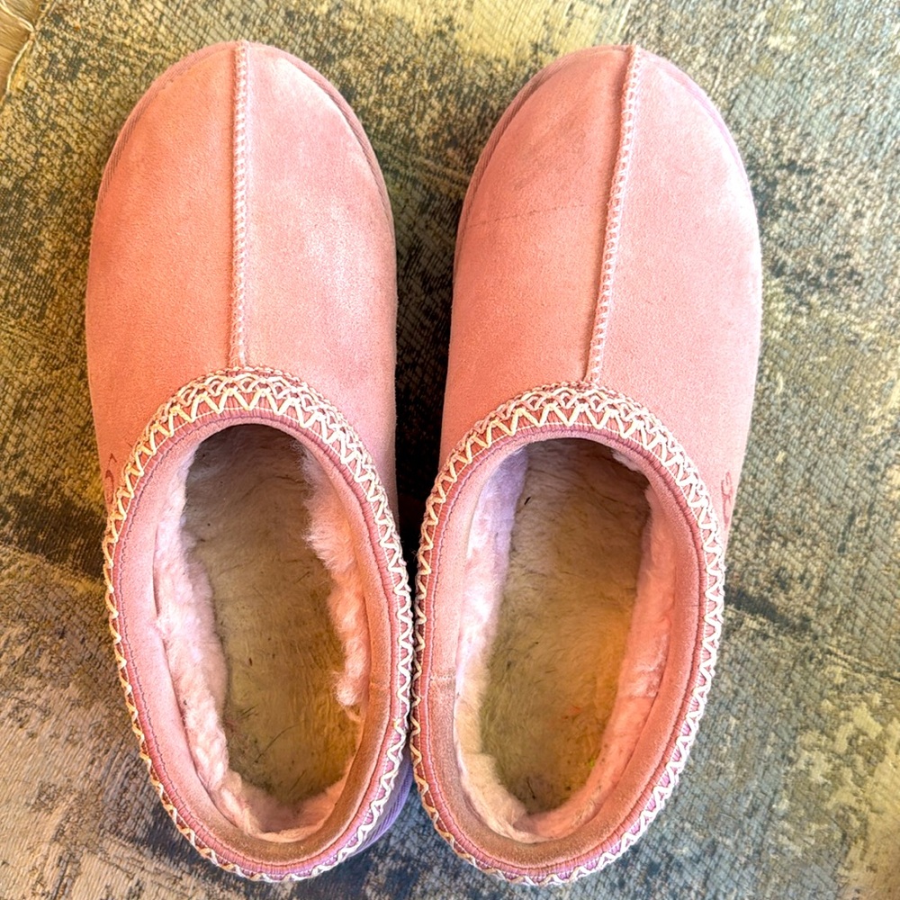 UGG Tasman Pink Slippers Sz 11